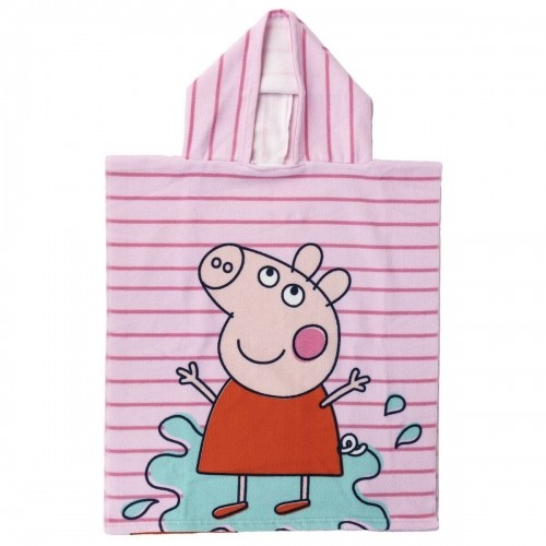 Пончо-полотенце с капюшоном Peppa Pig Розовый 50 x 115 cm image 1