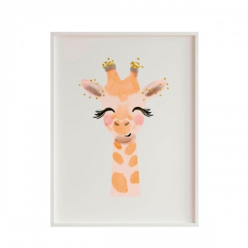 Glezna Crochetts Daudzkrāsains 33 x 43 x 2 cm Žirafe image 1