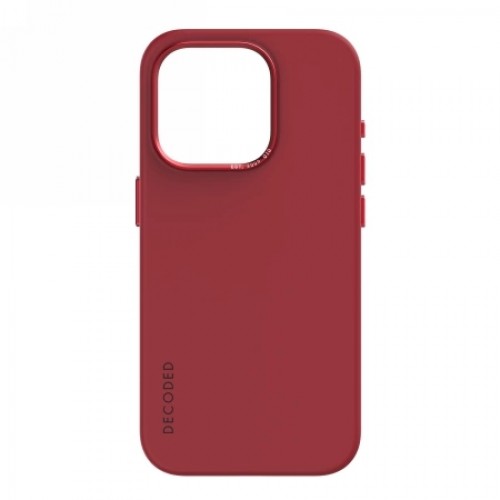 Decoded Silicone Case with MagSafe for iPhone 15 Pro Max - red image 1