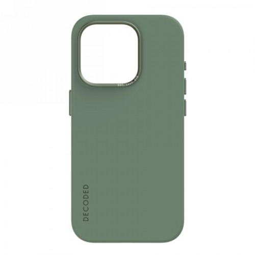 Decoded Silicone Case with MagSafe for iPhone 15 Pro - green image 1