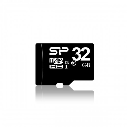 Mikro SD Atmiņas karte ar Adapteri Silicon Power SP032GBSTH010V10SP SDHC 32 GB image 1