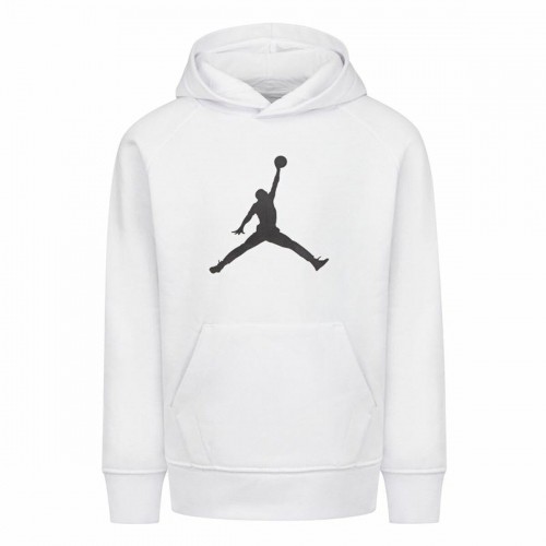Bērnu Sporta Krekls ar Kapuci Nike Jordan Jumpman Logo Balts image 1