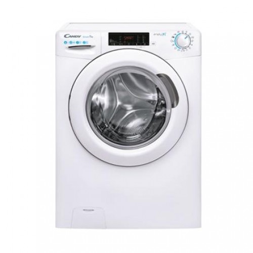 Candy | Washing Machine | CSO4 1265TE/1-S | Energy efficiency class D | Front loading | Washing capacity 6 kg | 1200 RPM | Depth 45 cm | Width 60 cm | Display | LCD | Steam function | Wi-Fi | White image 1