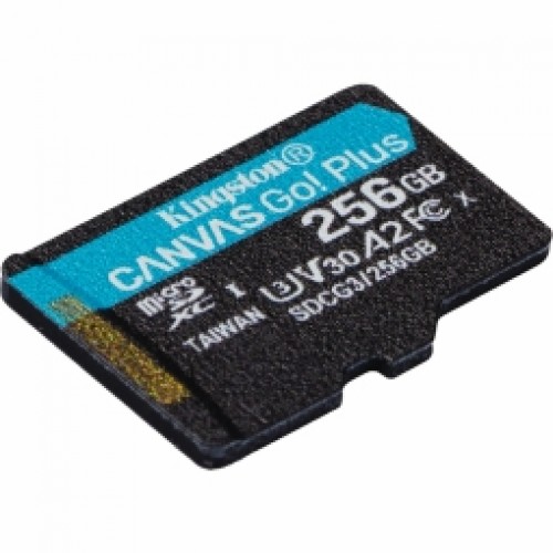 Kingston Canvas Go Plus 256GB microSDXC w/o ADP image 1