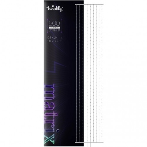 Twinkly Matrix – 500 RGB LED Lampki w kształcie pereł, przezroczysty przewód, 1.7x7.8ft typ wtyczki F image 1