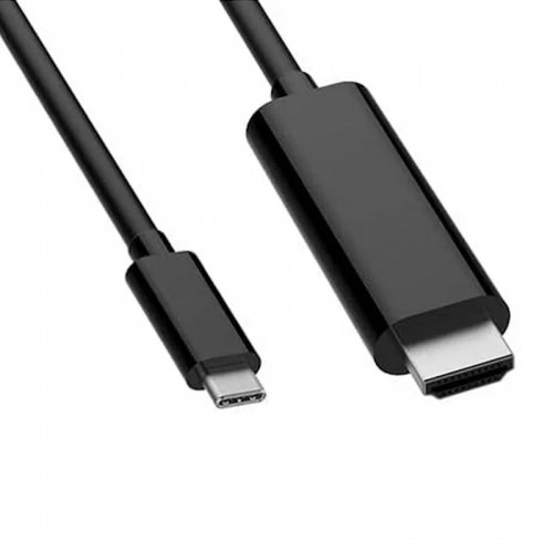 iLike HD9 USB-C (Type-C) Savienojuma HDMI 4K 60Hz Multivides Audio un Video 2m Vads Adapteris Melns (OEM) image 1