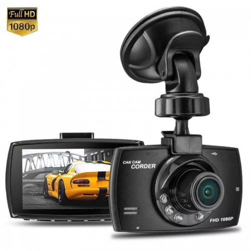 iWear GT3 HD automašīnas DVR paneļa videokamera ar G-sensoru 1080p HD 140° plašs leņķis 2,7'' LCD melns image 1