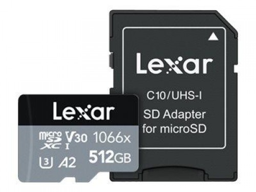 MEMORY MICRO SDXC 512GB UHS-I/W/A LMS1066512G-BNANG LEXAR image 1