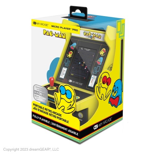 Dreamgear MY ARCADE Micro Player ,,Pac-Man&quot; nešiojama žaidimų konsolė image 1