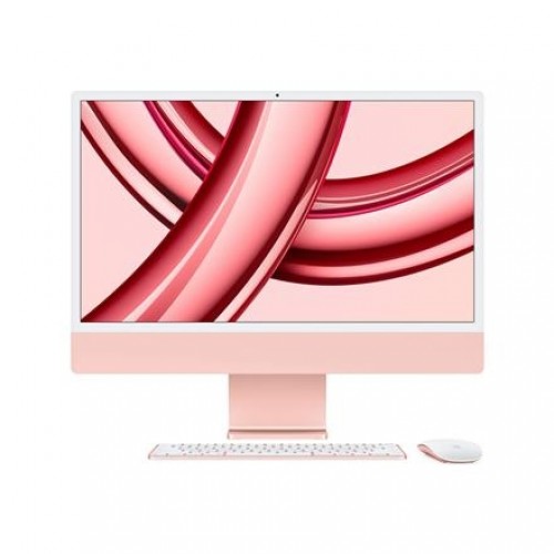 Apple iMac 24” 4.5K Retina, Apple  M3 8C CPU, 10C GPU/8GB/512GB SSD/Pink/SWE | Apple image 1