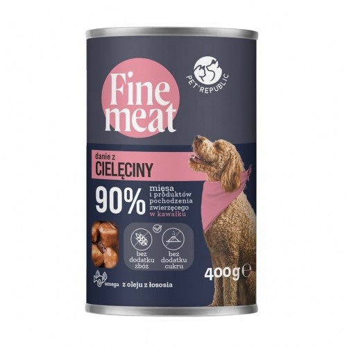Petrepublic PET REPUBLIC Fine Meat veal dish - wet dog food - 400g image 1
