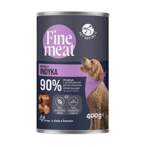 Petrepublic PET REPUBLIC Fine Meat turkey dish - wet dog food - 400g image 1