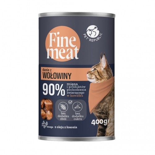 Petrepublic PET REPUBLIC Fine Meat Beef dish - wet cat food - 400g image 1