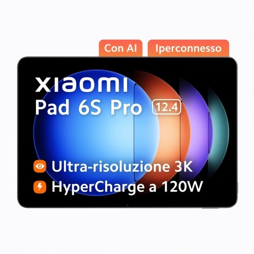 Tablet Xiaomi PAD 6S PRO 8/256GB WIFI 12.4" Gray image 1