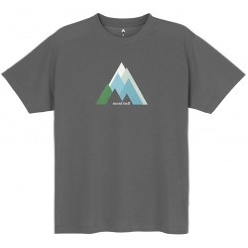 Mont-bell Krekls WICKRON T-Shirt PEAKS XL Gray image 1