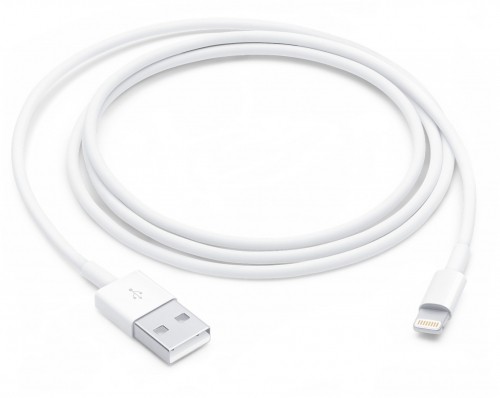 Apple кабель Lightning - USB 1 м, белый image 1