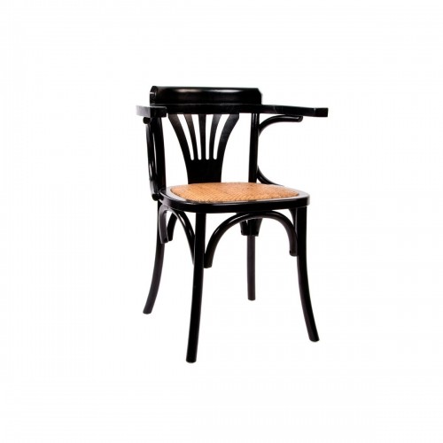 Grīdas krēsls DKD Home Decor Melns 59 x 46 x 78 cm image 1