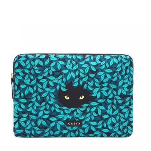 Casyx | Fits up to size 13 ”/14 " | Casyx for MacBook | SLVS-000001 | Sleeve | Spying Cat | Waterproof image 1