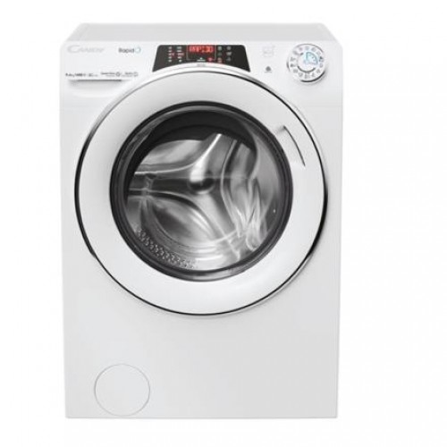 Candy | Washing Machine with Dryer | ROW 4966DWMC7-S | Energy efficiency class D | Front loading | Washing capacity 9 kg | 1400 RPM | Depth 58 cm | Width 60 cm | Display | TFT | Drying system | Drying capacity 6 kg | Steam function | White image 1