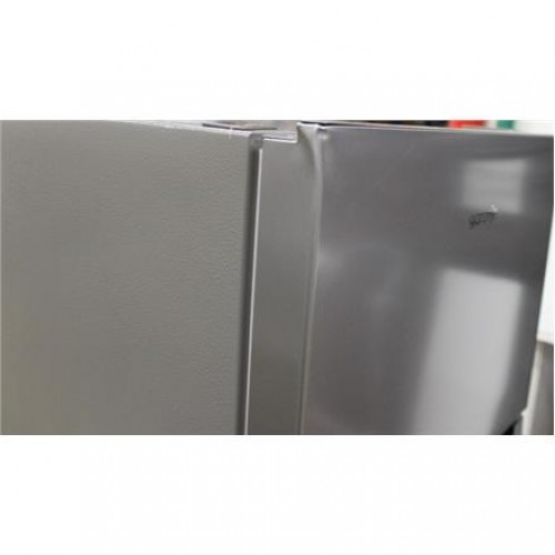 SALE OUT. Gorenje RF4141PS4 Refrigerator, F, Free standing, Height 143,4 cm, Net Fridge 165 L, Freezer 41 L, Grey,NO ORIGINAL PACKAGING, SCRATCHED ON TOP, DENTS ON THE DOOR | RF4141PS4 | Refrigerator | Energy efficiency class F | Free standing | Double Do image 1