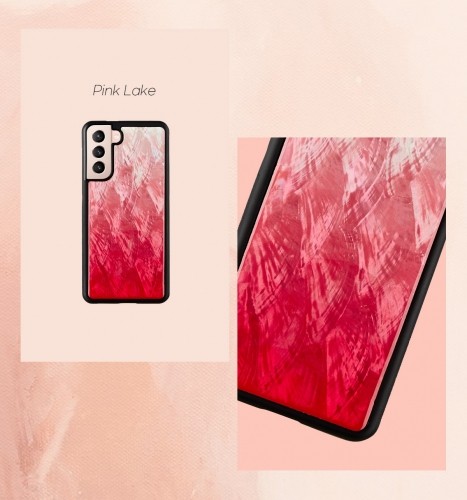 iKins case for Samsung Galaxy S21 Ultra pink lake black image 2