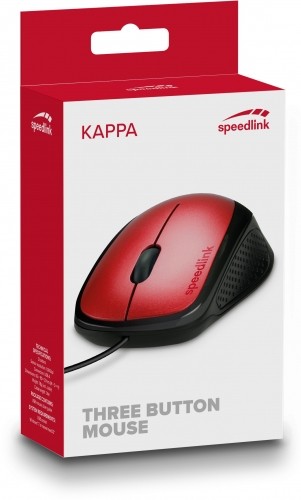 Speedlink компьютерная мышь Kappa USB, красный (SL-610011-RD) image 2