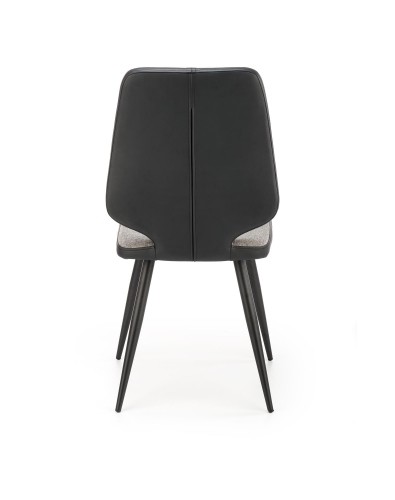 Halmar K424 chair color: grey/black image 2