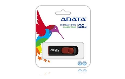 ADATA 32GB C008 USB flash drive USB Type-A 2.0 Black, Red image 2
