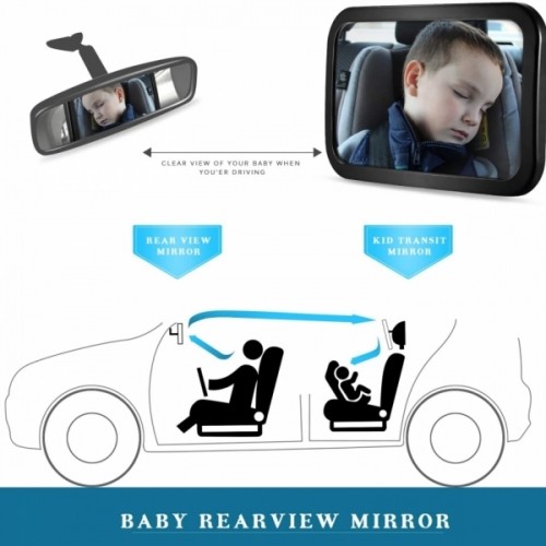 Spogulis Bērna novērošanai automašīnā image 2
