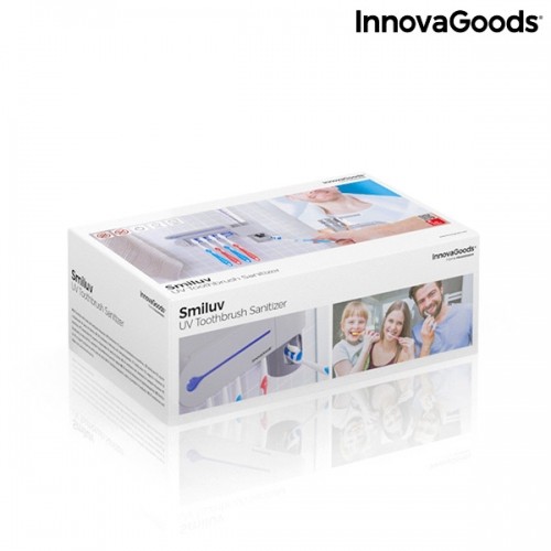УФ-стерилизатор для зубных щеток с держателем и дозатором для зубной пасты Smiluv Innovagoods image 2