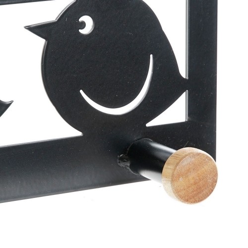 Дверная вешалка DKD Home Decor птицы Металл Деревянный MDF (2 pcs) (28.5 x 9.5 x 16 cm) image 2