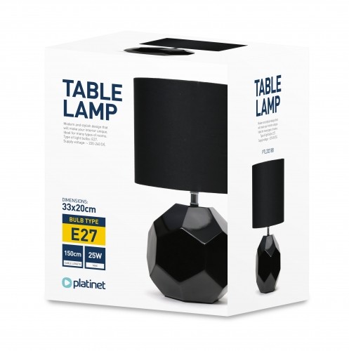 Platinet table lamp PTL20218B 25W, black image 2