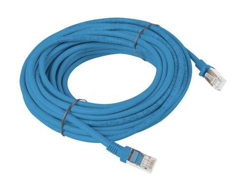 Lanberg PCU5-10CC-1000-B networking cable Blue 10 m Cat5e U/UTP (UTP) image 2