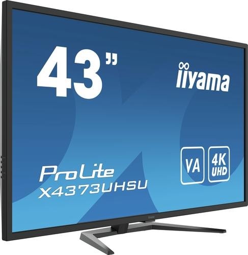 iiyama ProLite X4373UHSU-B1 computer monitor 108 cm (42.5&quot;) 3840 x 2160 pixels 4K Ultra HD Black image 2