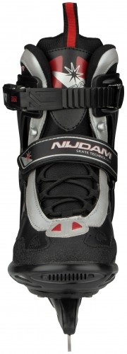 Хоккейные коньки NIJDAM 3352 Полумягкий ботинок 40 черный/серебристый image 2