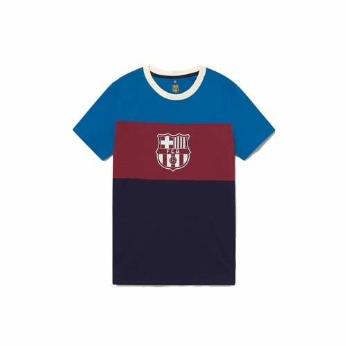 Vīriešu Īsroku Futbola Krekls F.C. Barcelona Zils image 2