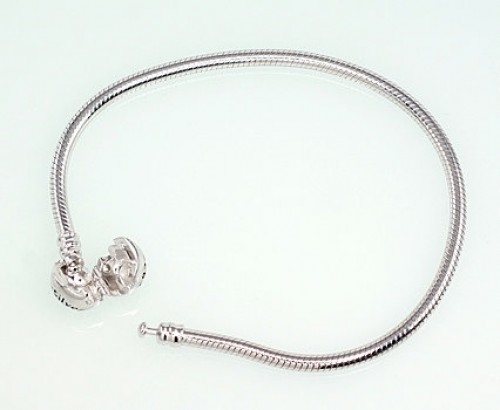 Серебряные браслеты #2600274(PRh-Gr), Серебро	925°, родий (покрытие), длина: 20 см, 15.6 гр. image 2