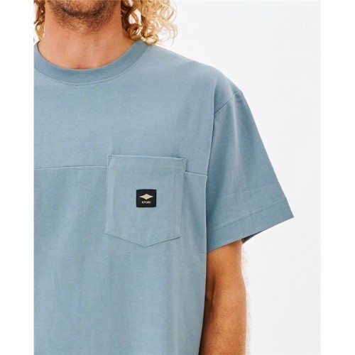 Vīriešu Krekls ar Īsām Piedurknēm Rip Curl Pocket Quality Surf  Zils image 2