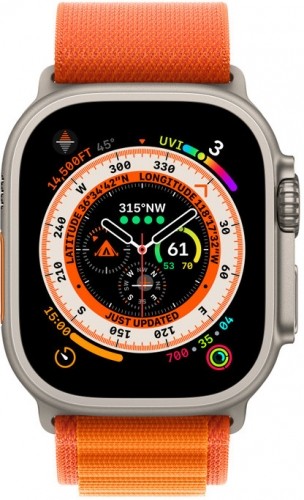 Apple Watch Ultra GPS + Cellular 49mm Alpine Loop S, orange (MNHH3EL/A) image 2