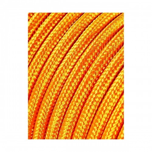 Kabelis EDM C12 2 x 0,75 mm Zelts Tekstils 5 m image 2