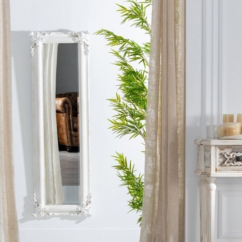 Bigbuy Home Зеркало 46 x 6 x 147 cm Стеклянный Деревянный Белый image 2