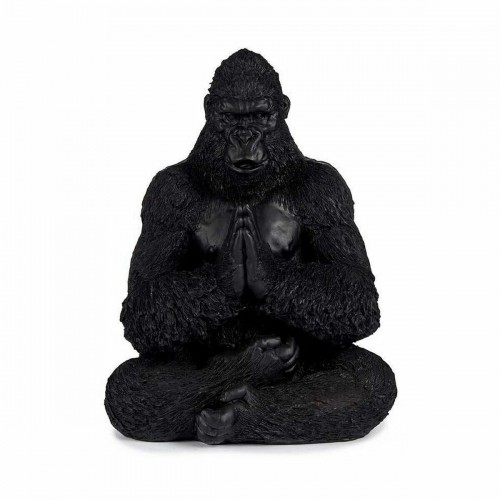 Gift Decor Dekoratīvās figūriņas Gorilla Yoga Melns 16 x 28 x 22 cm (4 gb.) image 2