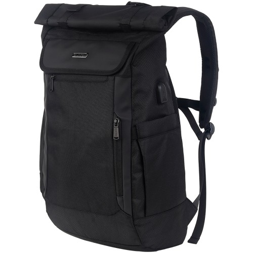 CANYON RT-7, Laptop backpack for 17.3 inch, Product spec/size(mm): 470MM(+200MM) x300MM x 130MM, Black, EXTERIOR materials:100% Polyester, Inner materials:100% Polyester, max weight (KGS): image 2