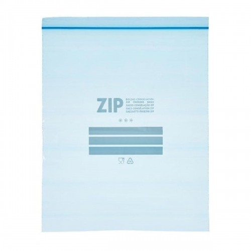 Leknes Набор многоразовых пищевых пакетов ziplock 30 x 40 cm Синий полиэтилен 7 L (12 штук) image 2