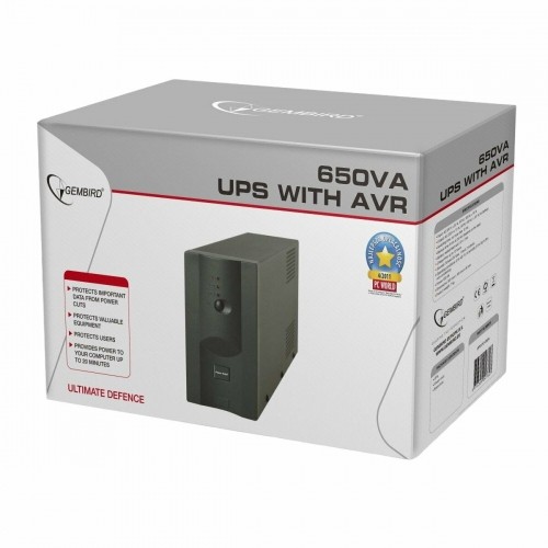 Система бесперебойного питания Интерактивная SAI GEMBIRD UPS-PC-652A 390 W image 2