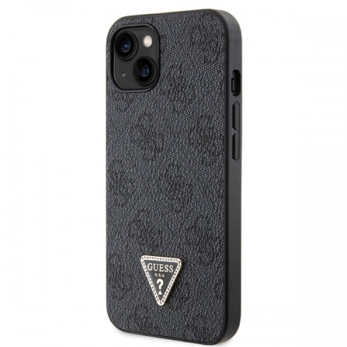 Guess GUHCP14SP4TDSCPK iPhone 14 6.1" czarny|black hardcase Crossbody 4G Metal Logo image 2