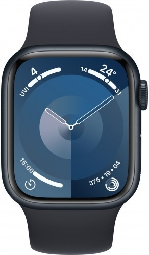 Apple Watch 9 GPS 41mm Sport Band M/L, midnight (MR8X3ET/A) image 2