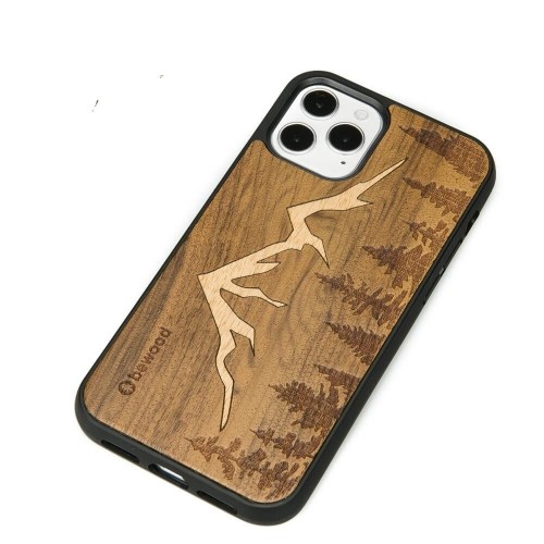 Apple Wooden case for iPhone 12|12 Pro Bewood Imbuia Mountains image 2