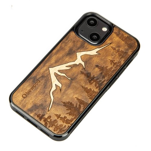 Apple Wooden case for iPhone 13 Mini Bewood Imbuia Mountains image 2