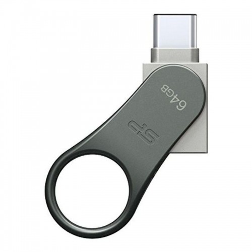 USB Zibatmiņa Silicon Power C80 64 GB Melns titāns image 2